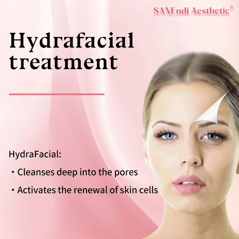 Hydrafacial treatment