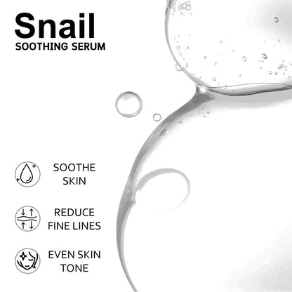 L'clatskin 100ml Snail Mucin 92%Facial Serum Deep Repairing Moisturizing Snail Secretion Filtrate Hydrating Face Essence For Face Women And Men, Day And Nigh Skin Care