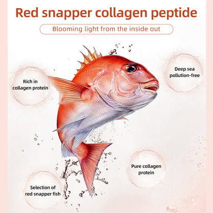 Vglring Silk Fish Collagen Gel Candy Sugar Free Supplemental Collagen Peptide Softgels 0.72g*60 softgels